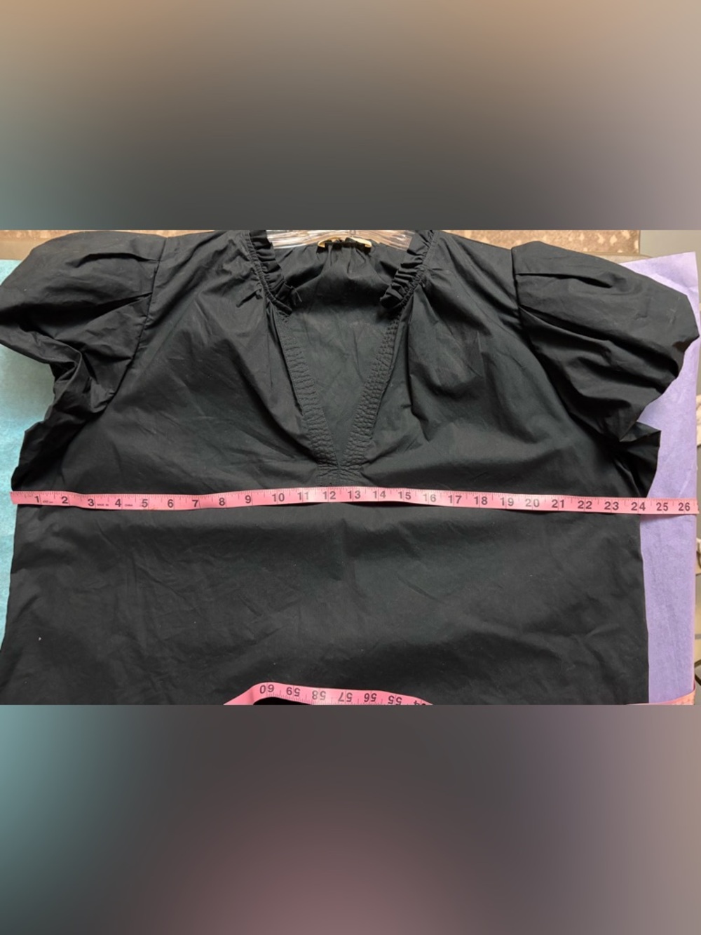 Ulla Johnson Black Puffy Sleeve Blouse - Picture 8 of 13
